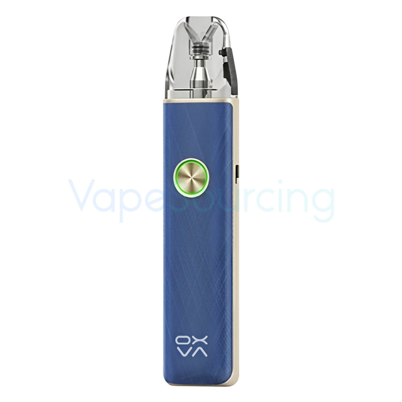 oxva xlim 4 kit silken blue leather