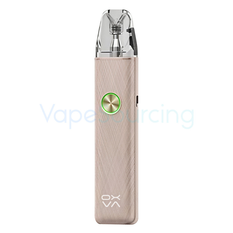 oxva xlim 4 kit champagne leather